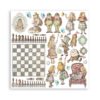 Stamperia Scrapbooking Pad, 10 sheets, 12×12 - Alice Looking Glass - Image 23
