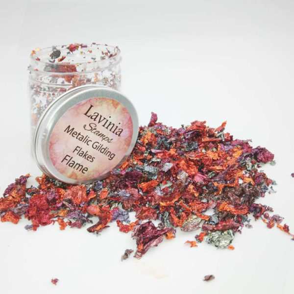 Metallic Gilding Flakes - Flame